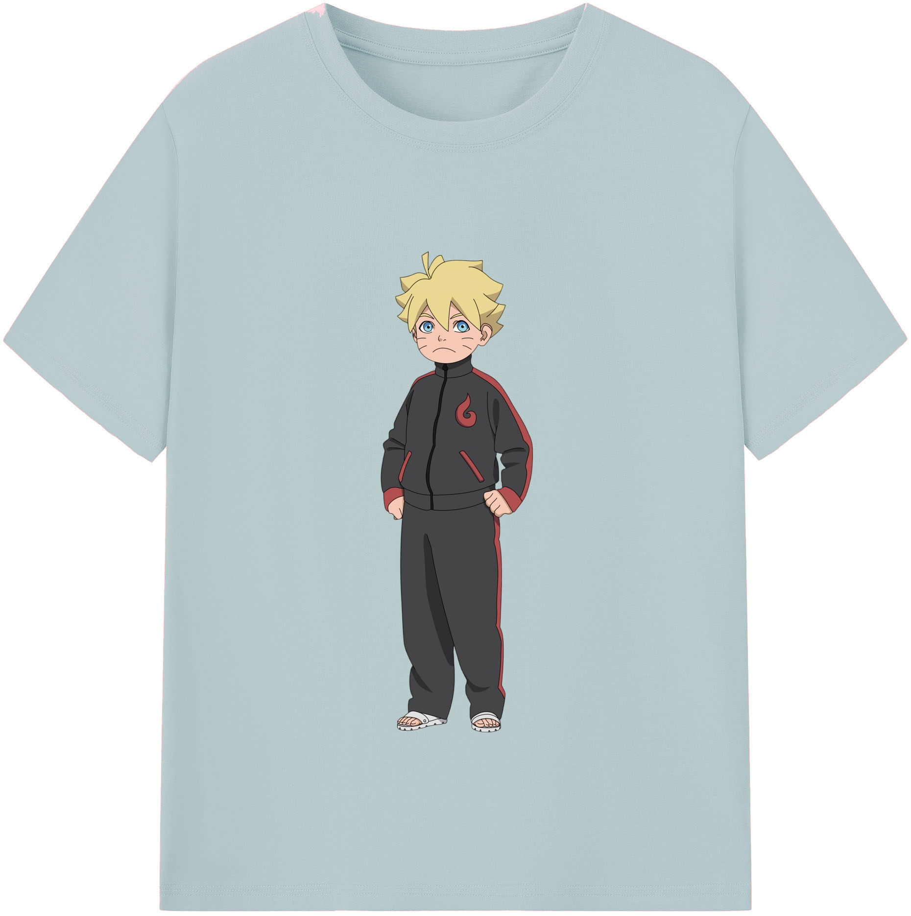 （画像用） NARUTO -ナルト- うずまき ボルト Uzumaki Boruto 綿100％半袖Tシャツ（フロントプリント）